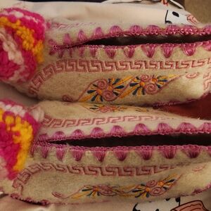 Traditional Greek Woolen Slippers from Minas size UK 11